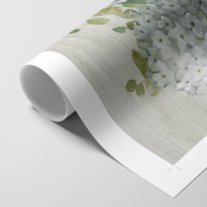 Simply Hydrangeas II - Impression sur toile seulement - NON-CADRE, H 18 po x l 12 po