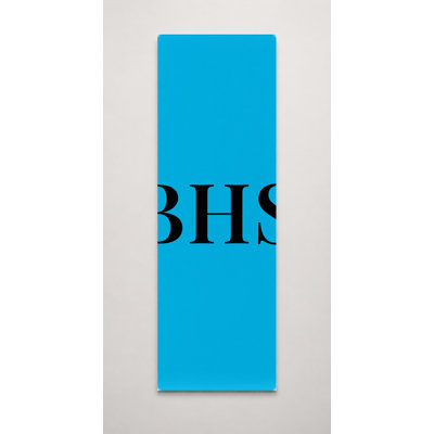 Drapeau des Bahamas, monogramme diamant de luxe — Jaune, bleu et noir — Grande toile murale