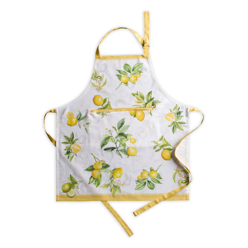 Floral Cotton Bib Apron