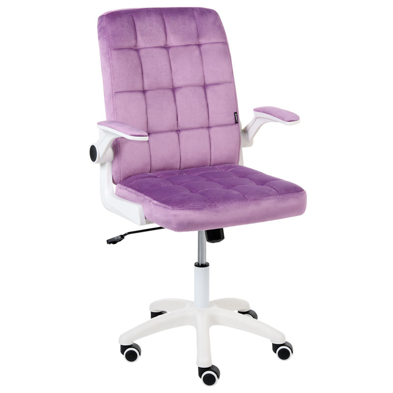 Velvet Office Chair, Violet