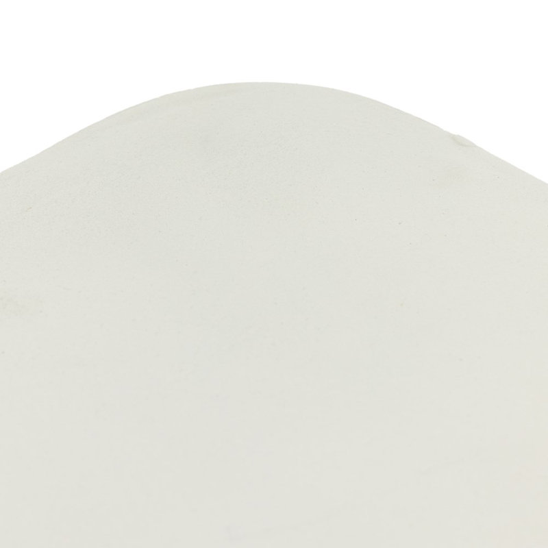 Basil Outdoor Square Side Table, Matte White