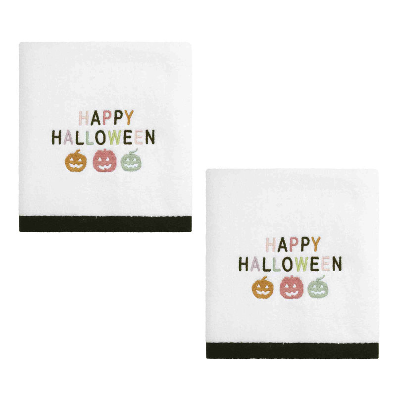  Happy Pastel Halloween 2-Pack Hand Towels