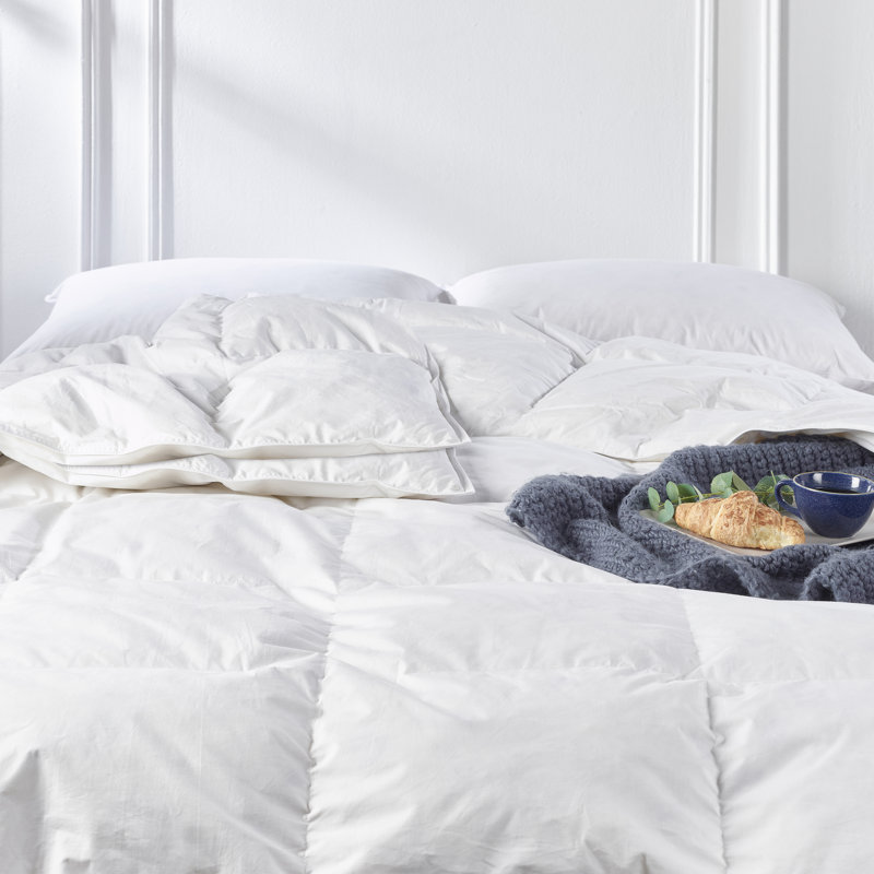 Luxurious Hotel Snuggledown Signature Goose Feather & Down 13.5 Tog (9.0 + 4.5 Tog) All Seasons Cotton Cover Duvet, King