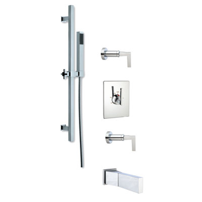 Crisp Thermostatic Complete Shower System