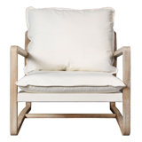 Axel 30" W Armchair in White
