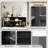 Modern Buffet Cabinet with 3D Textured Doors and Ample Storage for Living Room or Kitchen-1365337610