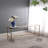 56.5x14x30" Console Table, Mirrored Top