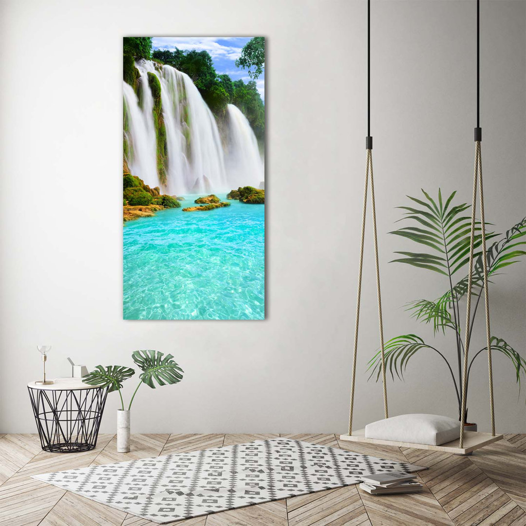 Waterfall - Wrapped Canvas Print