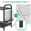 Shruti Stainless Steel Two Tier Dish Rack