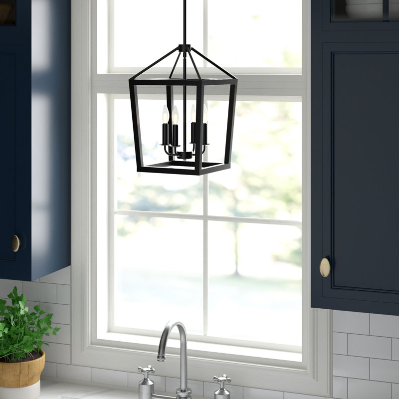 Gurganus 4 - Light Lantern Pendant, Black