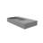 Juniper 36" Solid Surface Wall Mount Modern Minimalist Left Basin Bathroom Sink and LED Mirror Set-82220406