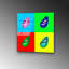 Boze Wall Decor on Tempered Glass