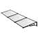 Dakota Fields 270cm W x 90cm D Plastic Cover Retractable Door / Window Awning