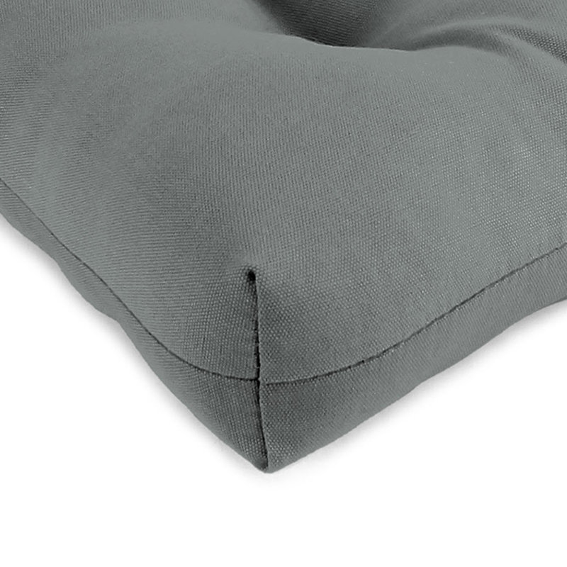 Contoured Outdoor Wicker Seat Cushion, Veranda Kiwi