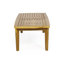 Table basse d'extérieur en bois d'acacia