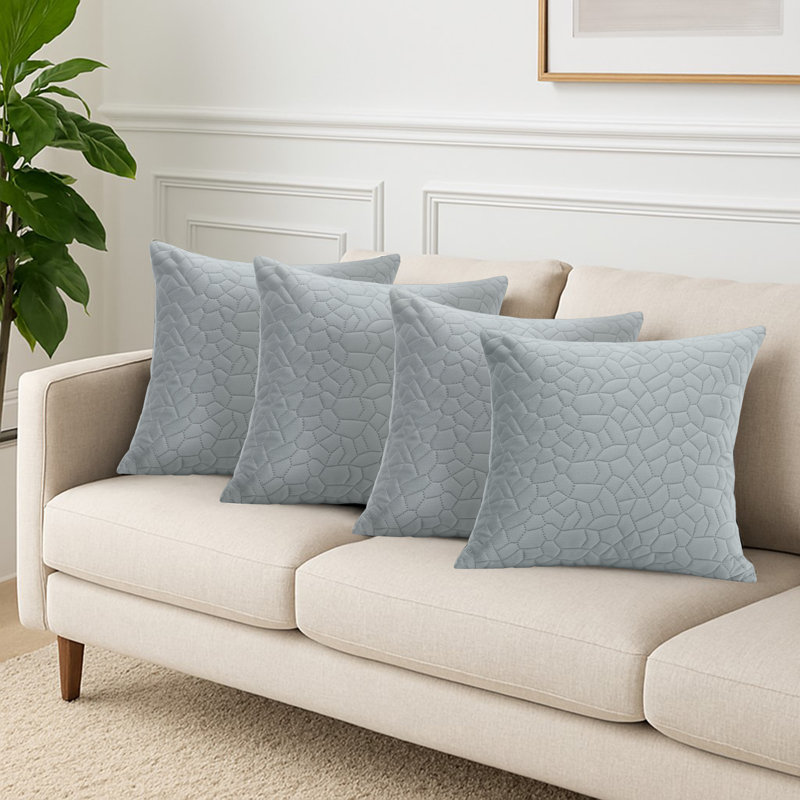 Square Cushion, Silver