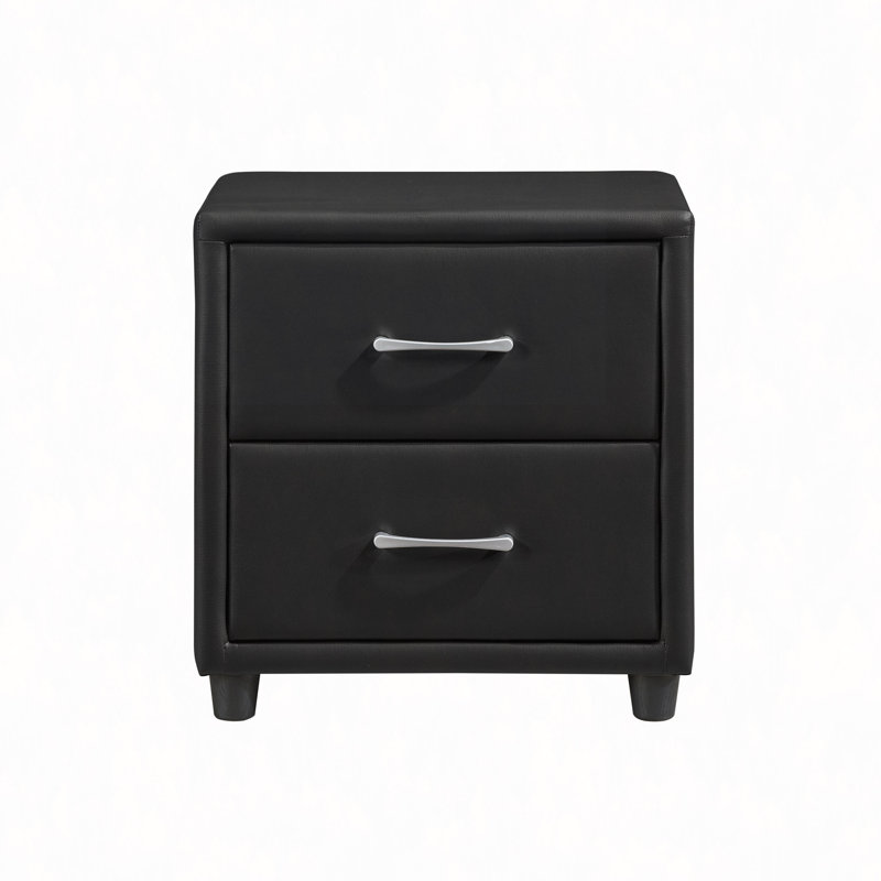 Table de chevet, similicuir recouvert de similicuir 1Pc