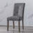 19.7'' H Linen Upholstered Side Chair