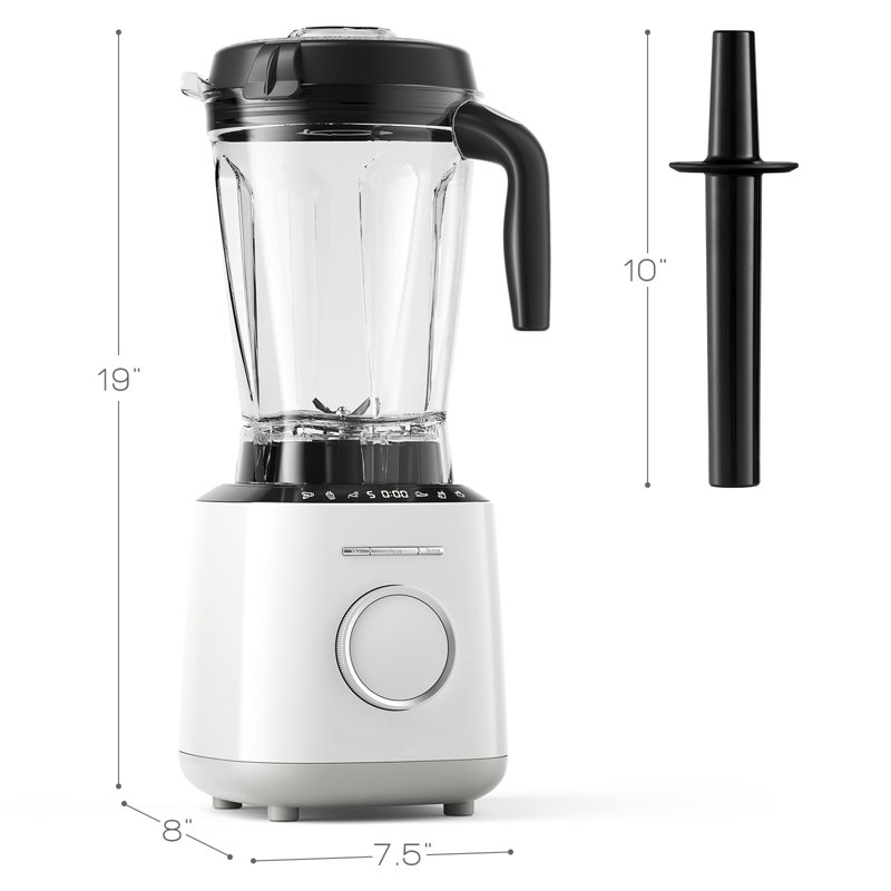 1500W Countertop Smoothies Blender With 10 Speed And 6 Pre-Setting Programs