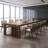 Solid Pine Wood Rectangular Conference Table