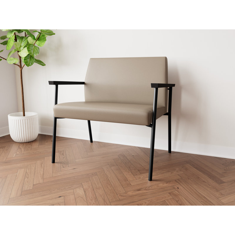 Lesro Chaise de bureau Mystic, Noir, Modena blé