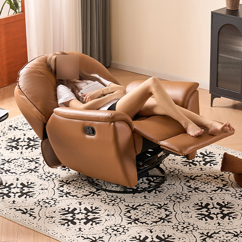 Fauteuil inclinable multifonctionnel en similicuir