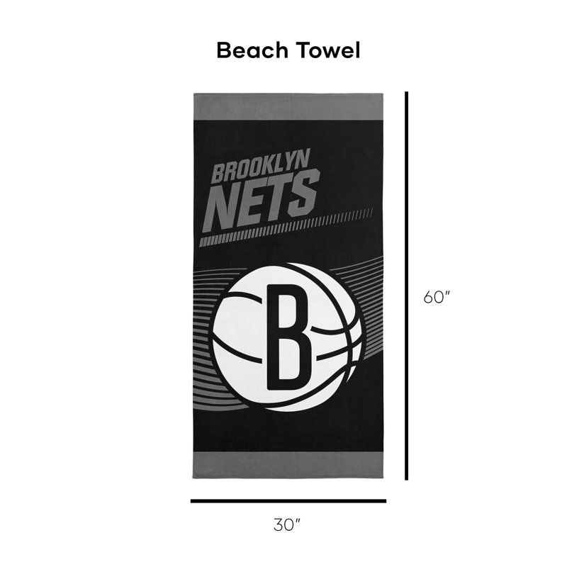 NBA Brooklyn Nets 30" X 60" Beach Towel