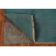 Tapis de vestibule oriental bleu sarcelle Gabbeh 3 x 4