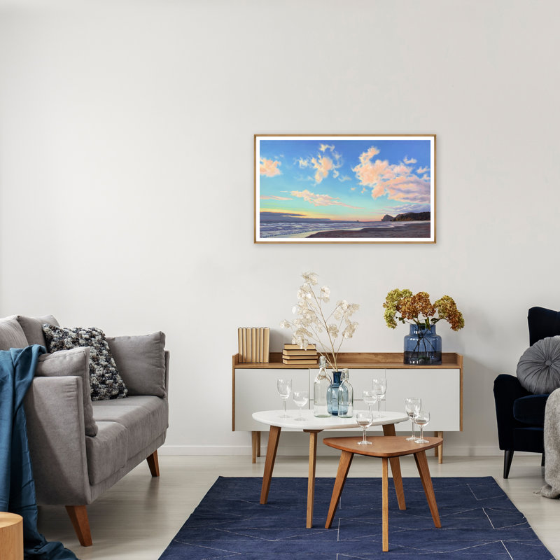 Sunset Roads End, Yes, Brown Single Picture Frame Paper