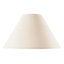 Abat-jour empire en lin beige H 10 "x l 17" Empire