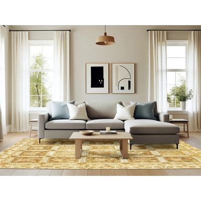 Tapis décoratif multicolore à motif abstrait