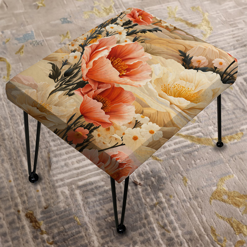 Repose-pieds Sandy Beige