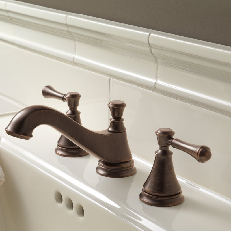 Cassidy Widespread Bathroom Faucet with Drain Assembly, Venetian Bronze