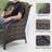 Sumuka Wicker 4 - Person Patio Conversation Set with Cushions-1516390340