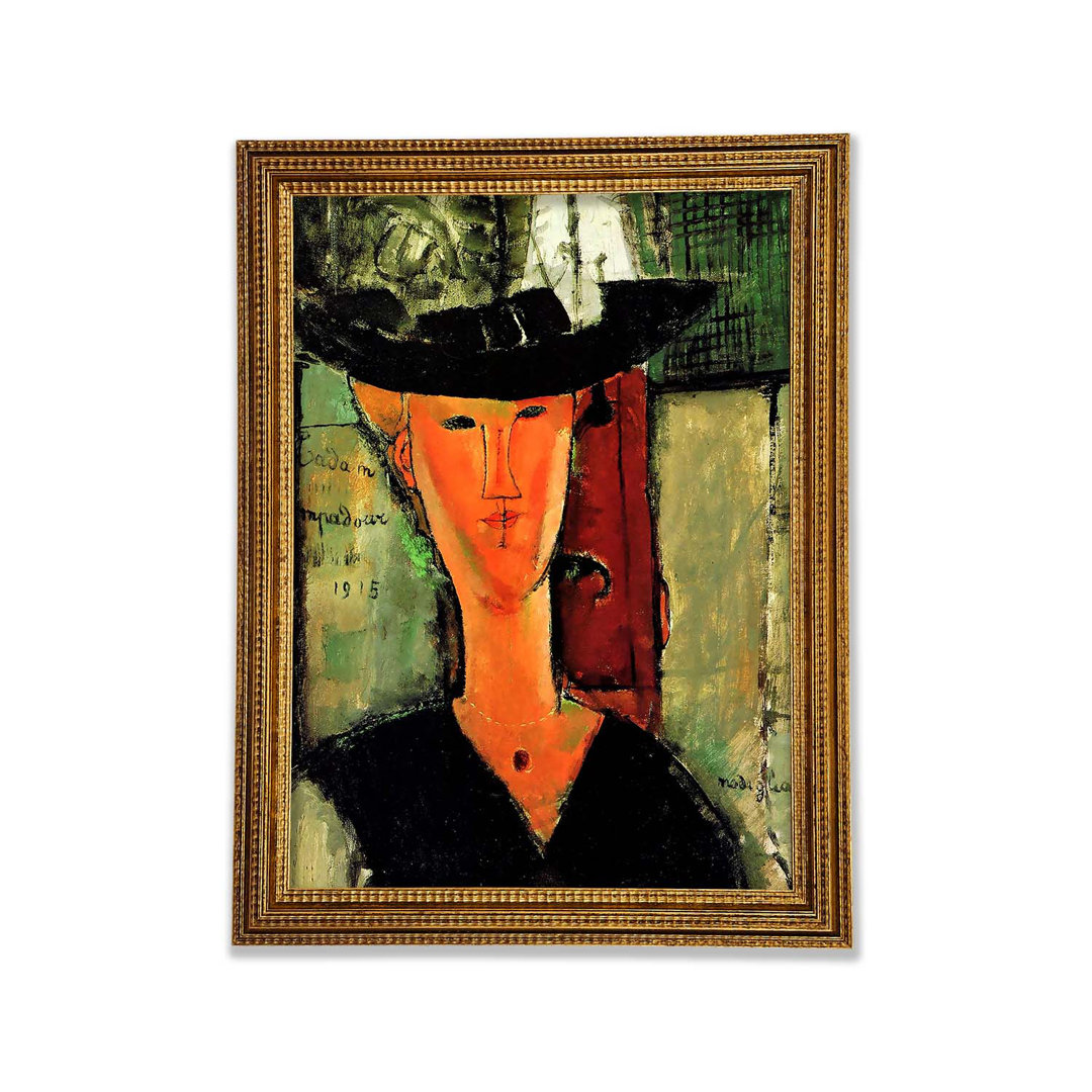 Modigliani Madame Pompadour - Einzelner Bilderrahmen Kunstdrucke