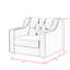 Fauteuil club en velours capitonné en velours-530029840