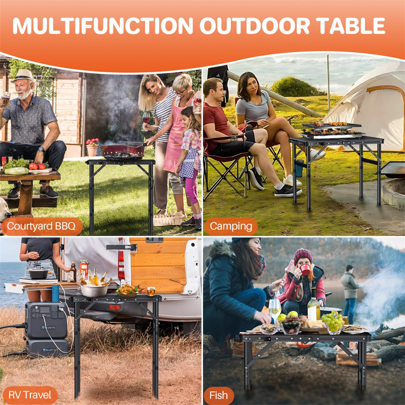 Rectangular Outdoor Picnic Table