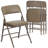 Oliverson Upholstered Metal Folding Event Chairs with Padded Seats-488726866