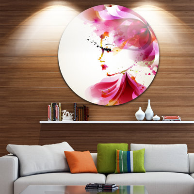 " Fashion Woman With Abstract Hair "