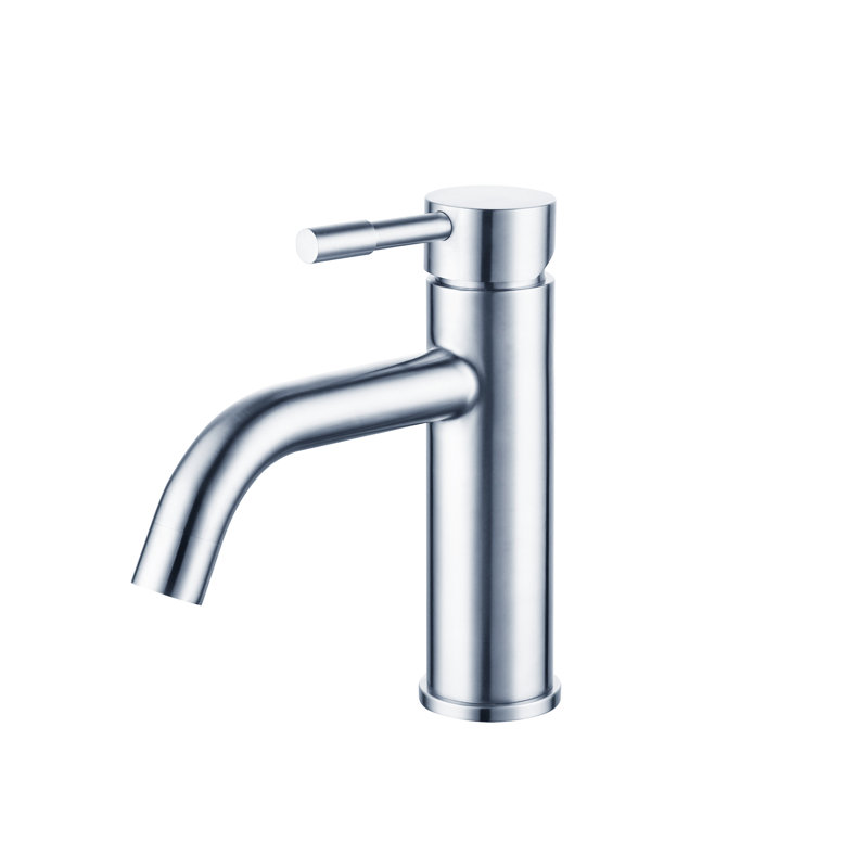Robinet de salle de bain à un trou, Chrome