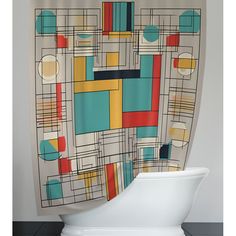 Rideau de douche, H 72 po x l 70 po