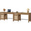 Bureau en rotin de 55,25 po avec tablettes réglables et beaucoup de rangement-1461225188-1473011910