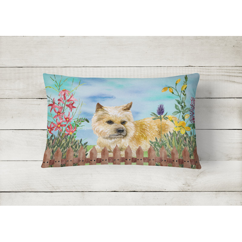  Coussin décoratif intérieur / extérieur Cairn Terrier Spring