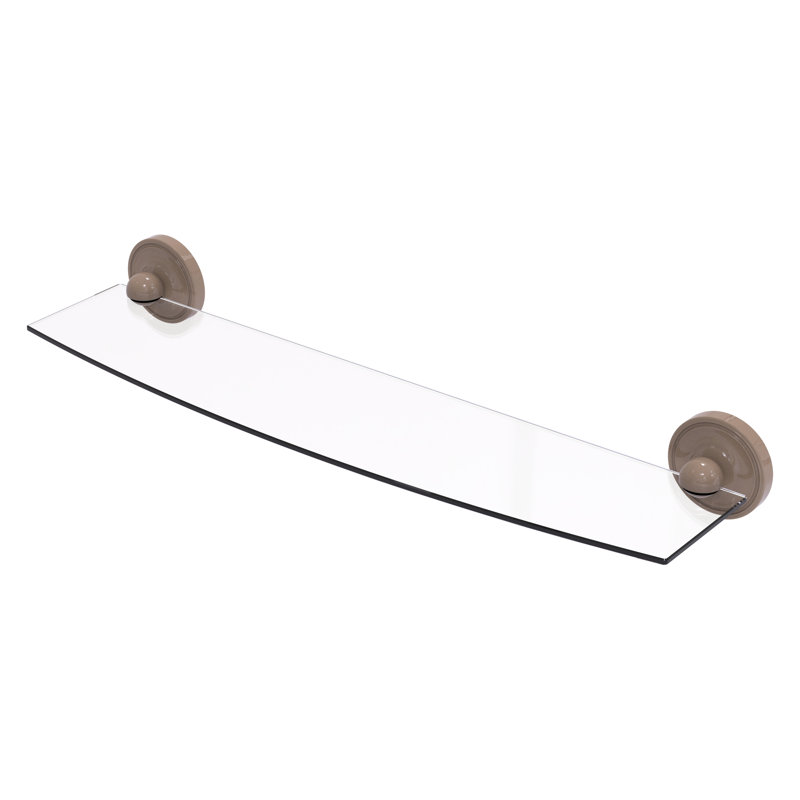 Tablette en verre de la collection Prestige Regal, H 3 po x l 24 po x P 5 po, Beige ombré