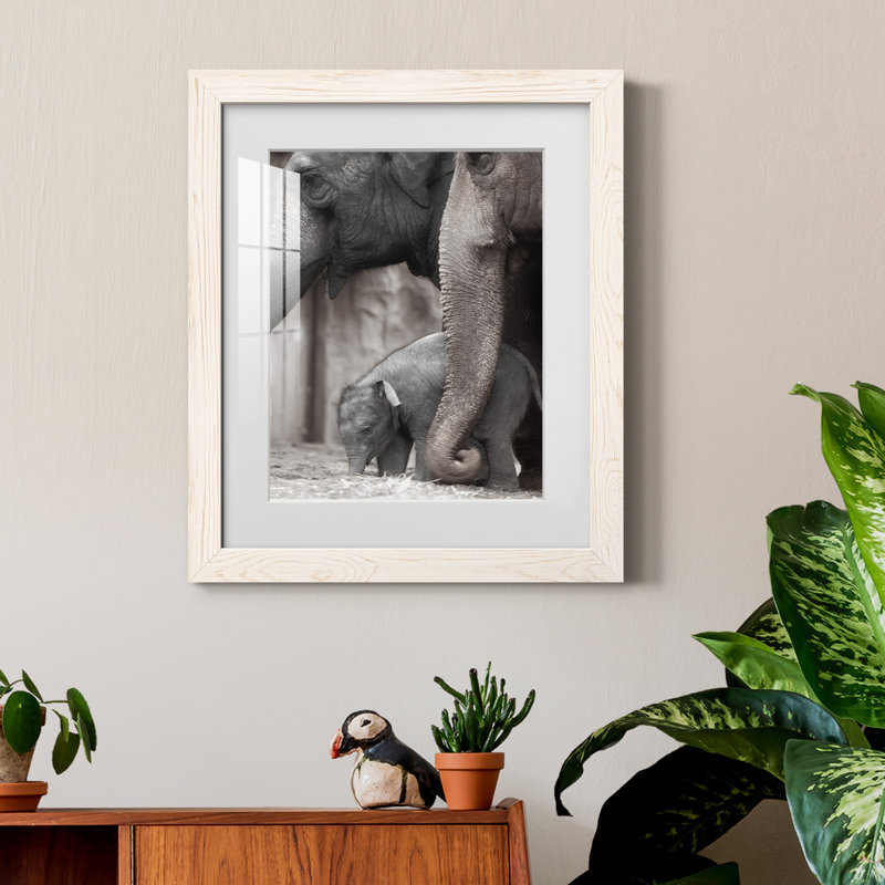 Family Moment - Photographie avec cadre photo, H 24 po x l 18 po x P 1,5 po, Cadre blanc