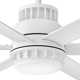 Draftsman 72-in Indoor/Outdoor Smart Ceiling Fan with Integrated LED + Remote