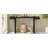 60-Inch Console Table With Geometric Clean Lines Design,Stylish Entryway Table With Painted Finish And Adjustable Feet-128993987