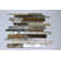 Twilight Random Sized Straight Edge Metal and Glass Mosaic Tile