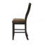 Chaise haute en noir rustique