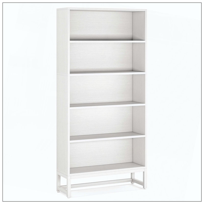 Organisateur de bibliothèque à 5 niveaux, Blanc
